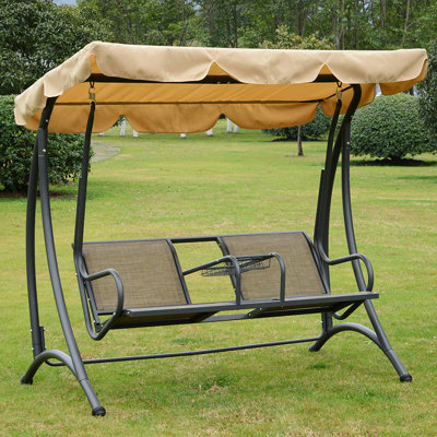 Charlton Home Northbrook Porch Swing with Stand Reviews Wayfair